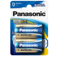 Baterie Panasonic alkaliczne EVOLTA LR20/2BP | 2szt., Baterie, Urządzenia i maszyny biurowe