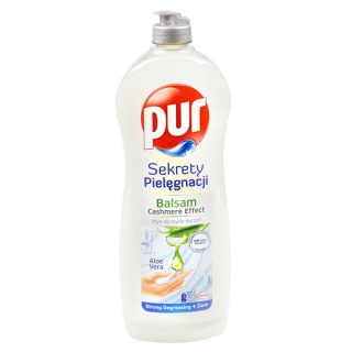 Płyn do mycia naczyń PUR Aloes, 750ml, Środki czyszczące, Artykuły higieniczne i dozowniki