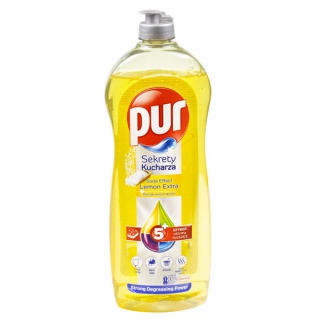 Płyn do mycia naczyń PUR Cytryna, 750ml, Środki czyszczące, Artykuły higieniczne i dozowniki
