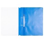 Skoroszyt OFFICE PRODUCTS, PP, A4, 2 otwory, 100/170mikr., wpinany, niebieski, Skoroszyty podstawowe, Archiwizacja dokumentów