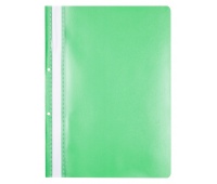 Report File OFFICE PRODUCTS, PP, A4, soft, 100/170 micr., 2 holes perforated, green