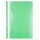 Skoroszyt OFFICE PRODUCTS, PP, A4, 2 otwory, 100/170mikr., wpinany, zielony
