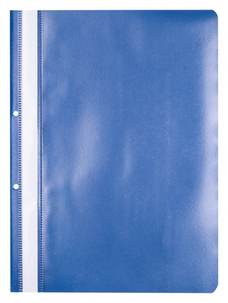 Skoroszyt OFFICE PRODUCTS, PP, A4, 2 otwory, 100/170mikr., wpinany, granatowy, Skoroszyty podstawowe, Archiwizacja dokumentów