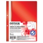 Report File OFFICE PRODUCTS, PP, A4, soft, 100/170 micr., 2 holes perforated, red