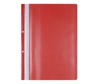 Report File OFFICE PRODUCTS, PP, A4, soft, 100/170 micr., 2 holes perforated, red