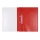 Skoroszyt OFFICE PRODUCTS, PP, A4, 2 otwory, 100/170mikr., wpinany, czerwony