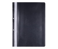 Report File OFFICE PRODUCTS, PP, A4, soft, 100/170 micr., 2 holes perforated, black