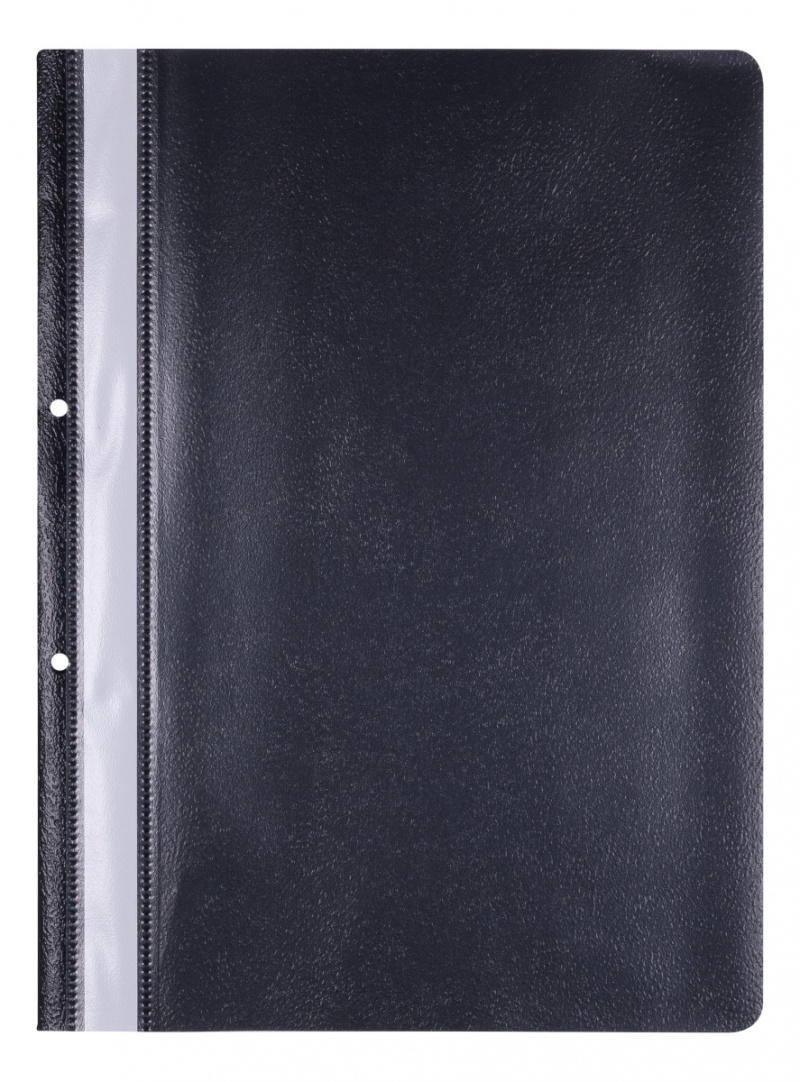 Skoroszyt OFFICE PRODUCTS, PP, A4, 2 otwory, 100/170mikr., wpinany, czarny, Skoroszyty podstawowe, Archiwizacja dokumentów