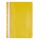 Skoroszyt OFFICE PRODUCTS, PP, A4, 2 otwory, 100/170mikr., wpinany, żółty