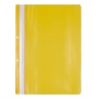 Skoroszyt OFFICE PRODUCTS, PP, A4, 2 otwory, 100/170mikr., wpinany, żółty, Skoroszyty podstawowe, Archiwizacja dokumentów