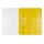 Skoroszyt OFFICE PRODUCTS, PP, A4, 2 otwory, 100/170mikr., wpinany, żółty