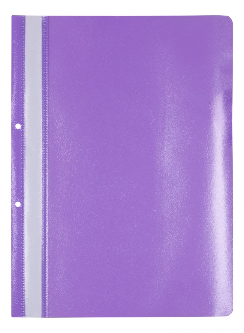 Skoroszyt OFFICE PRODUCTS, PP, A4, 2 otwory, 100/170mikr., wpinany, fioletowy, Skoroszyty podstawowe, Archiwizacja dokumentów