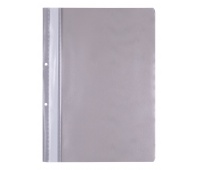 Report File OFFICE PRODUCTS, PP, A4, soft, 100/170 micr., 2 holes perforated, grey