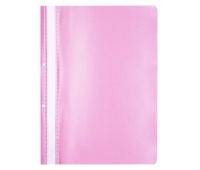 Report File OFFICE PRODUCTS, PP, A4, soft, 100/170 micr., 2 holes perforated, pink