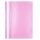 Skoroszyt OFFICE PRODUCTS, PP, A4, 2 otwory, 100/170mikr., wpinany, różowy
