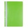 Skoroszyt OFFICE PRODUCTS, PP, A4, 2 otwory, 100/170mikr., wpinany, jasnozielony