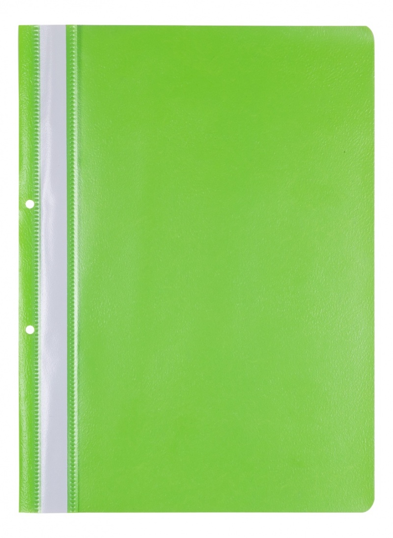 Skoroszyt OFFICE PRODUCTS, PP, A4, 2 otwory, 100/170mikr., wpinany, jasnozielony, Skoroszyty podstawowe, Archiwizacja dokumentów