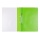 Skoroszyt OFFICE PRODUCTS, PP, A4, 2 otwory, 100/170mikr., wpinany, jasnozielony