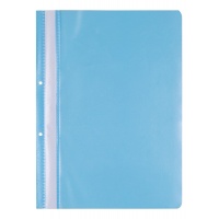 Report File OFFICE PRODUCTS, PP, A4, soft, 100/170 micr., 2 holes perforated, light blue