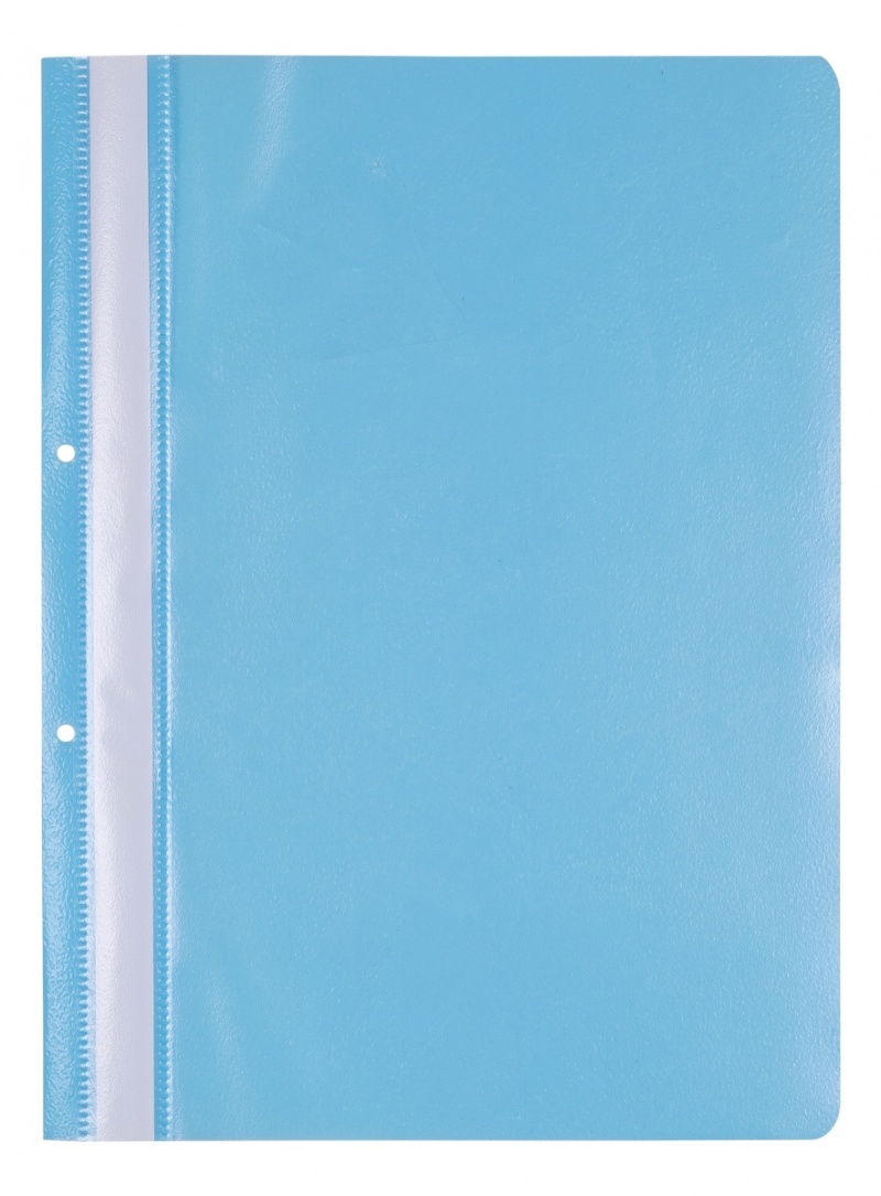 Skoroszyt OFFICE PRODUCTS, PP, A4, 2 otwory, 100/170mikr., wpinany, jasnoniebieski, Skoroszyty podstawowe, Archiwizacja dokumentów