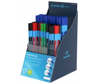 Display długopisów SCHNEIDER Slider Edge F/M/XB, 80 szt., miks kolorów, Długopisy, Artykuły do pisania i korygowania