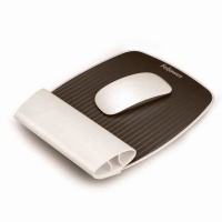 Podkładki pod mysz i nadgarstek I-Spire™ - biała / szara, Ergonomia, Akcesoria komputerowe