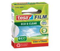 TAŚMA BIUROWA TESAFILM ECO&CLEAR 33M X19MM, Taśmy biurowe, Drobne akcesoria biurowe