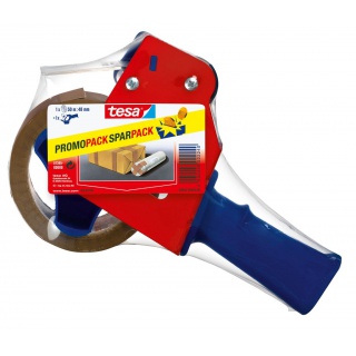 TAŚMA PROMO PACK TESA 50M X 48MM + DYSPENSER, Taśmy biurowe, Drobne akcesoria biurowe