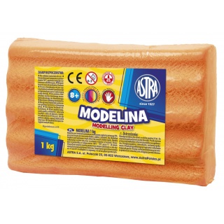 Modelina Astra 1 kg pomarańczowa, Produkty kreatywne, Artykuły szkolne