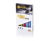 Pióro wieczne Zenith Omega Chrome Pastel - box 5 sztuk, mix kolorów, Pióra, Artykuły do pisania i korygowania