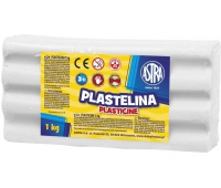 Plastelina Astra 1 kg biała, Produkty kreatywne, Artykuły szkolne