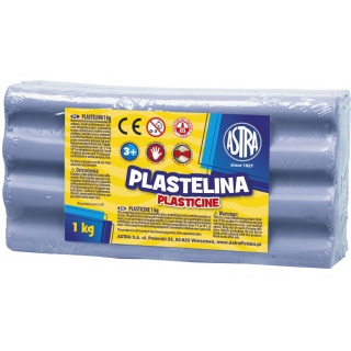 Plastelina Astra 1 kg błękitna, Produkty kreatywne, Artykuły szkolne