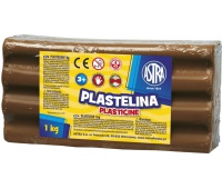 Plastelina Astra 1 kg brązowa, Produkty kreatywne, Artykuły szkolne