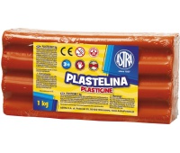 Plastelina Astra 1 kg czerwona, Produkty kreatywne, Artykuły szkolne