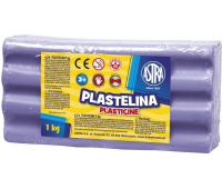 Plastelina Astra 1 kg fioletowa jasna, Produkty kreatywne, Artykuły szkolne