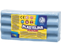 Plastelina Astra 1 kg niebieska jasna, Produkty kreatywne, Artykuły szkolne