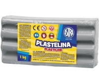 Plastelina Astra 1 kg popielata, Produkty kreatywne, Artykuły szkolne