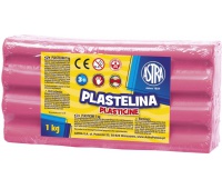 Plastelina Astra 1 kg różowa jasna, Produkty kreatywne, Artykuły szkolne