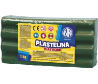 Plastelina Astra 1 kg zielona ciemna, Produkty kreatywne, Artykuły szkolne