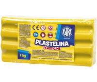 Plastelina Astra 1 kg żółta, Produkty kreatywne, Artykuły szkolne