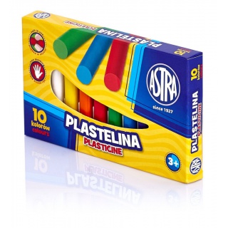Plastelina Astra 10 kolorów, Produkty kreatywne, Artykuły szkolne