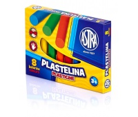 Plastelina Astra 8 kolorów, Produkty kreatywne, Artykuły szkolne