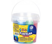 Plastelina Astra w wiaderku 6 kolorów, Produkty kreatywne, Artykuły szkolne