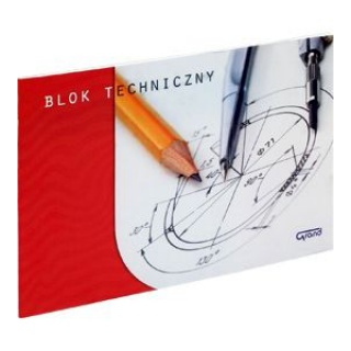 Blok techniczny Fiorello A4/10 kartek, Bloki, Artykuły szkolne
