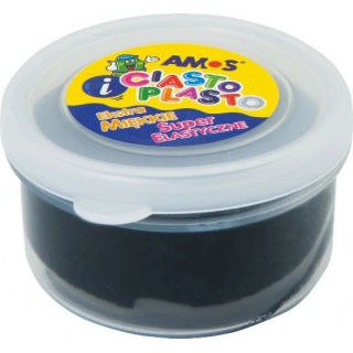 CiastoPlasto AMOS 30 gram kolor czarny, Produkty kreatywne, Artykuły szkolne