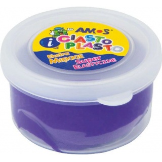 CiastoPlasto AMOS 30 gram kolor fioletowy, Produkty kreatywne, Artykuły szkolne