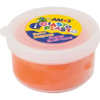 CiastoPlasto AMOS 30 gram kolor pomarańczowy, Produkty kreatywne, Artykuły szkolne