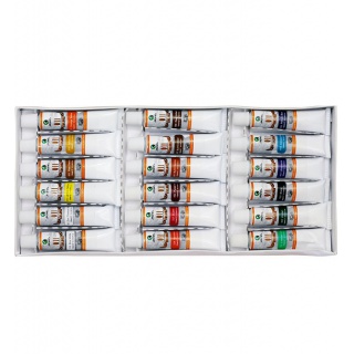 Farby olejne E 1388 B - 18 szt . Maries 12 ml, Plastyka, Artykuły szkolne