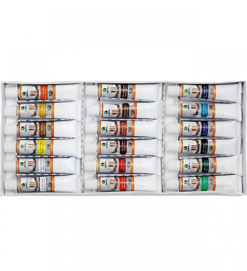 Farby olejne E 1388 B - 18 szt . Maries 12 ml, Plastyka, Artykuły szkolne