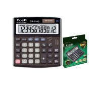Kalkulator biurowy TOOR TR-2242 12-pozycyjny podwójna pamięć, Kalkulatory, Urządzenia i maszyny biurowe